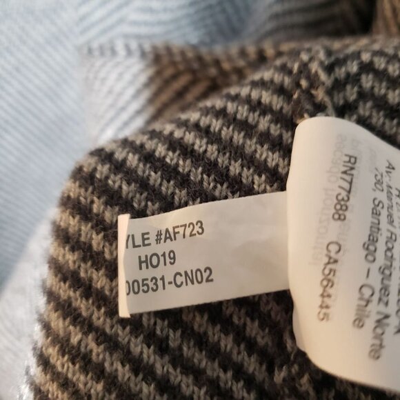 J Crew Factory Vanessa Sweater Jacket Herringbone Gray Open Cardigan Womens XS - Picture 6 of 9